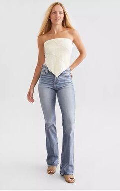 BUCKLE BLACK Fit No. 75 (Parker) Women’s Bootcut Jeans -32x32 -Smoothing/Shaping
